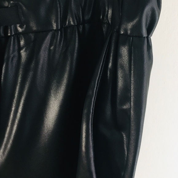 Joseph Ribkoff Faux Leather Culottes - Picture 6 of 9